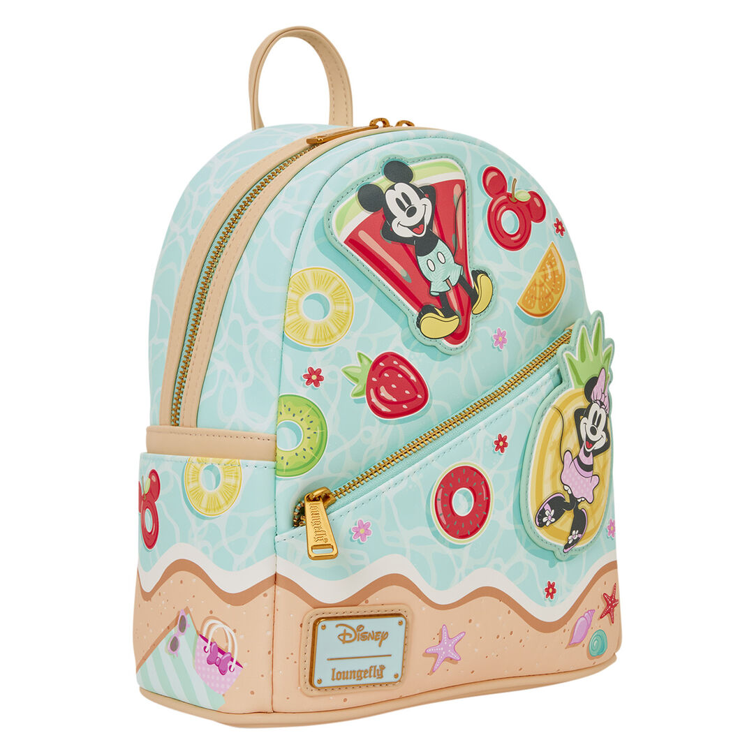 Mini Sac A Dos Loungefly | Disney | Mickey Et Minnie (summer)